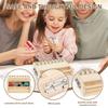 Wooden Screwdriver Board Toy Portable Screwdriver Board Learning Toy Educational Present for Travel 3 to 8 Years Old Kid
