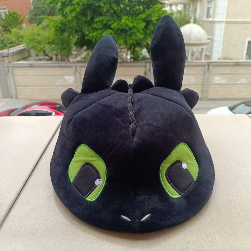 Toothless Plush Hat Backpack Animal Headgear Cartoon Toy Stuffed Doll Gifts