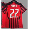 Retro jersey football jersey classic nostalgic replica Thai jersey Kaka game training jersey short-sleeved sportswear