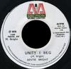 7inch Record BERTIE BRIGHT  Unity I Beg NONE Micron Music Li 1975 Jamaica Reggae Ska  Dub Used