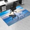 1pc. Fantasy Horse Beach Sunset Home Office Chair Rug Outdoor Gift Carpet Mat