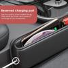 Multifunction Car Seat Gap Filler Storage Bag Made Faux Leather