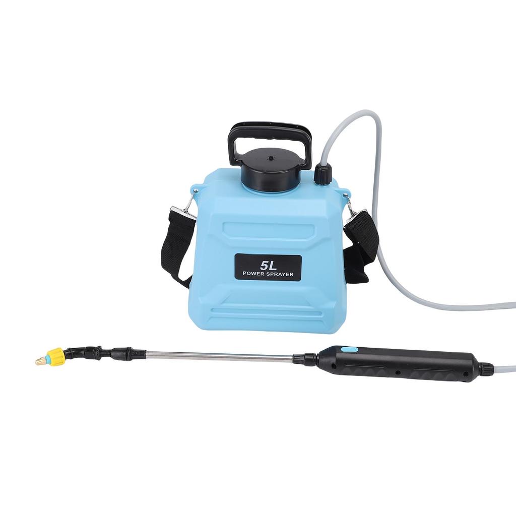 Tuinsproeier 5L Hoge Efficiëntie   Accu Levensduur Elektrische Spuit  met Spuitkoppen Intrekbare Steel voor Schoonmaken Onkruidbestrijding