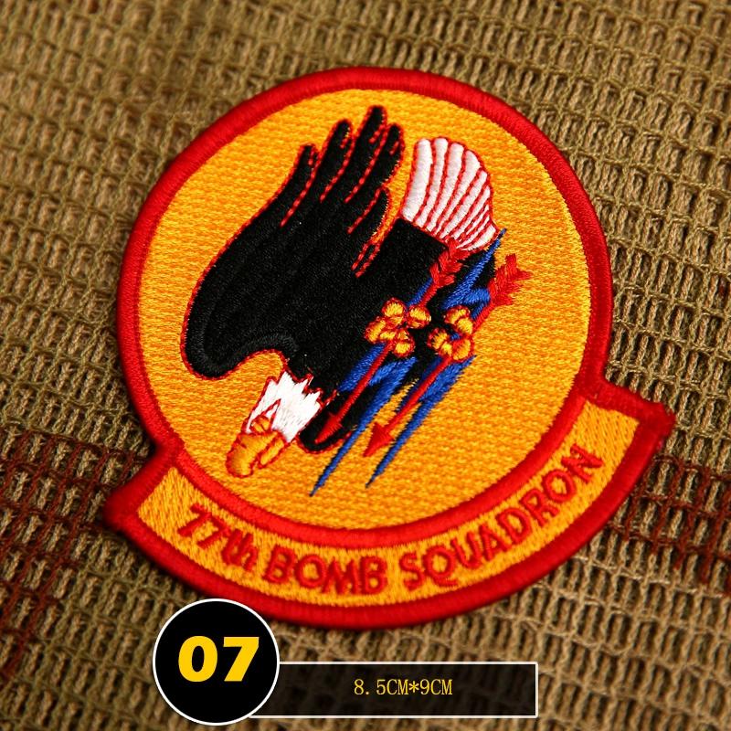 Military Fan Embroidered Armband Flight Jacket Armband Tactical Velcro Cloth Label Shoulder Badge Morale Badge Backpack Sticker