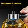 One Honey Syrup Dispenser for Easy Pouring of Seasonings. Glass Dustproof, One Button Press, Multi Purpose Kitchen
