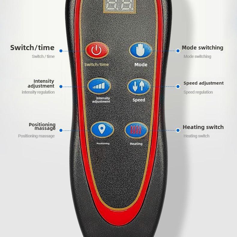 Multifunctioneel Lendenwervel Tractie Massage Matras Kussen Volledig Lichaam Elektrisch Schouder Nek Taille Rug Vibraties Afneembaar Cadeau