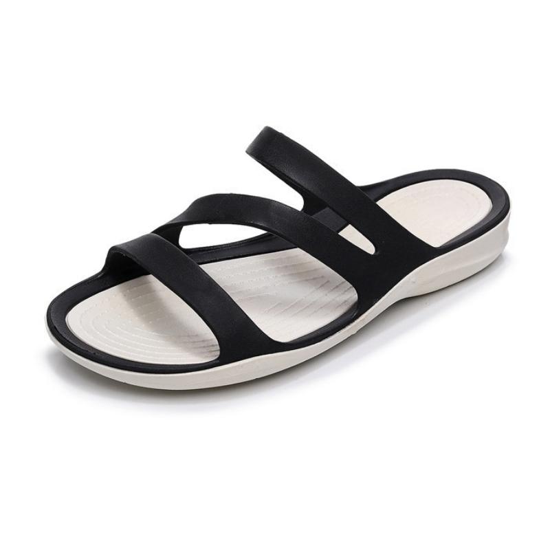 2025 Summer Waterproof Bathroom Slippers For Women, Soft Sole Pregnancy Shoes For Beach, Flat Outdoor Beach Women Sandals