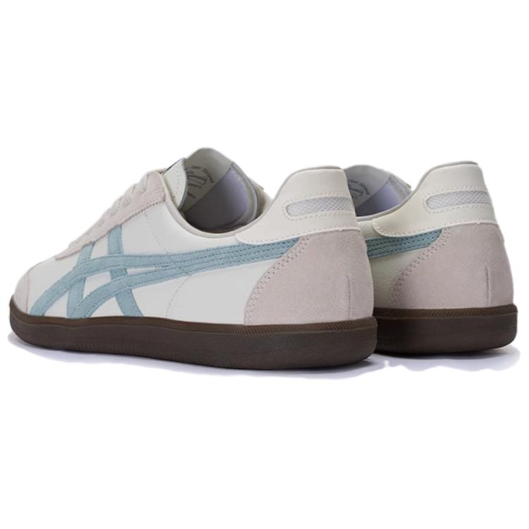 Onitsuka Tiger Tokuten Retro Training Slip Resistant Durable Low Top Lifestyle Casual Shoes Unisex sneaker White Light-Green 1183C086-104