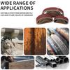10pcs 75x533mm Sanding Belts Abrasive Bands for 3x21'' Sanders Belt Sander Abrasive Tools Woodworking Metal Polishing
