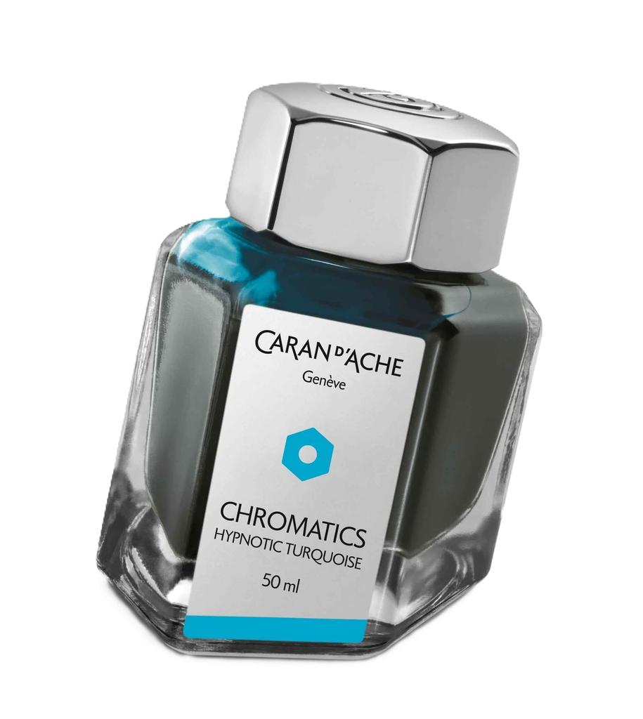 Caran Hypnotic Turquoise Bottled Ink d'Ache 8011-191 (Official Import)