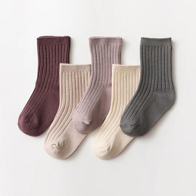 0-5Years 5Pairs/lot Kids Socks Spring Autumn Baby Girls Boys Socks Cotton Soft Children's Socks For Girls Boys