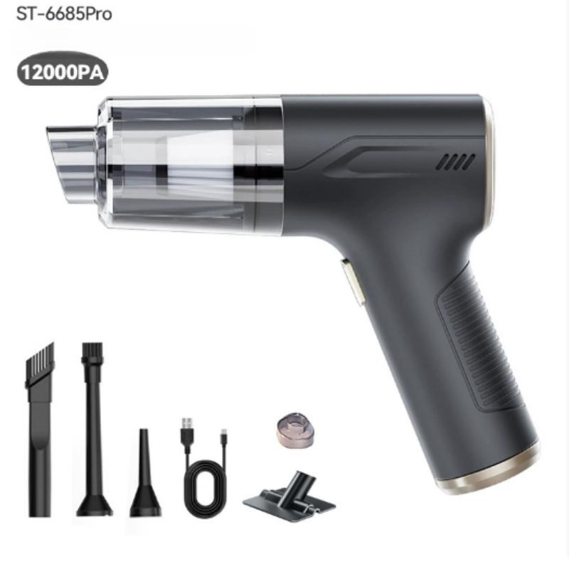 Wireless Car Vacuum Cleaner with Super Strong Suction Power, Car Vacuum Cleaner with Large Suction Power, Dual-use for In-car and Home Use