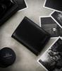 Black Leather Men's Wallet with RFID Protect - Cavaldi