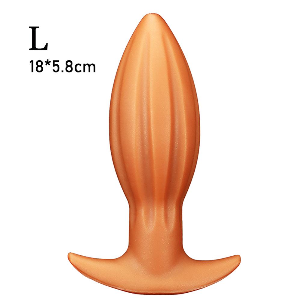 Medical Liquid Silicone Huge Anal Plug Dildos Soft Anal Dilator Penis Stimulate Vagina Anus Sex Toys Big Butt Plug Masturbator