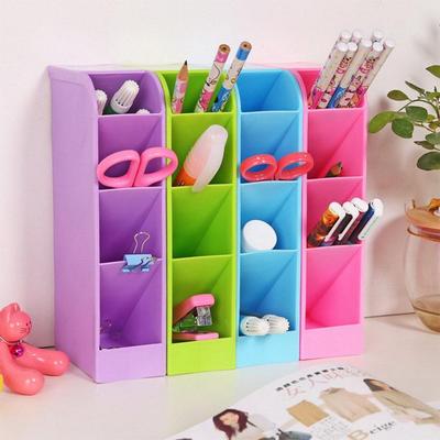 Multifunctional Socks Underwear Plastic Storage Box Stationery Tableware Organizer Cosmetics Makeup Container 4 Colors