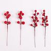 Red Stunning Berry Floral Picks For Christmas Tree Decorating Available In 7 To 14 Designs Head
