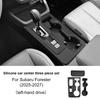 Silicone Center Console Pad Set For Subaru Forester 2025 2026 2027 LHD Cup Holder Wireless Charging Mat Car Interior Accessories