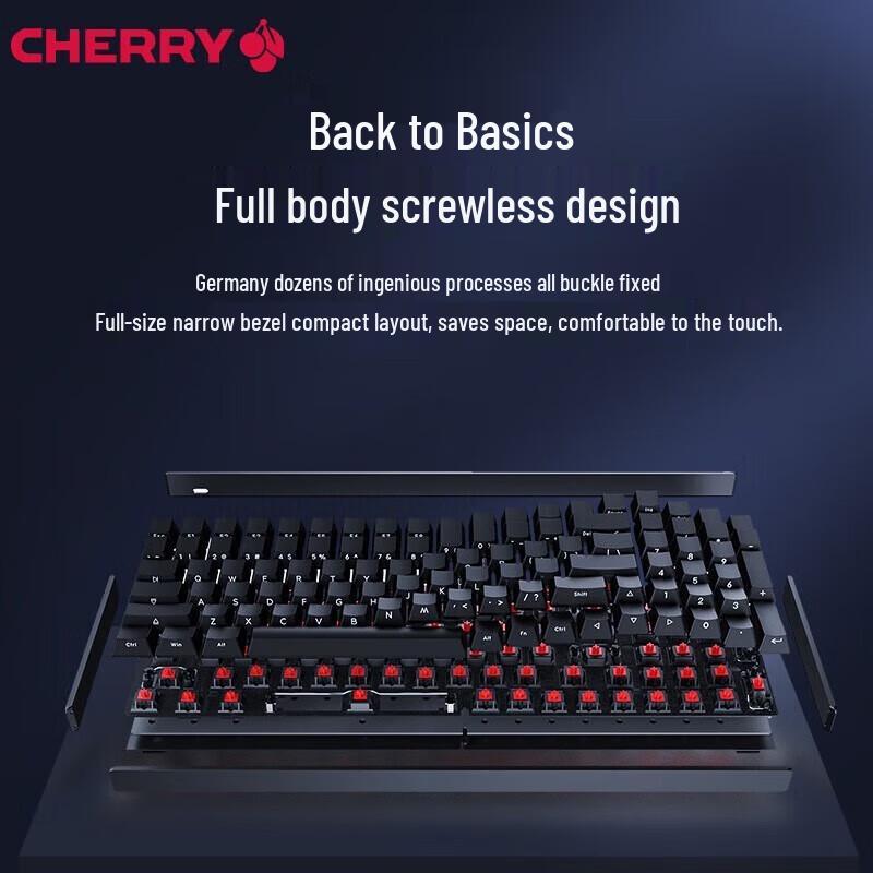 CHERRY MX 3.0S TKL 87-Key Wired Mechanical Keyboard