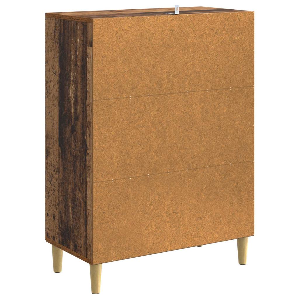 Reclaimed Wood Sideboard 66 x 34.5 x 90 cm Engineered Wood