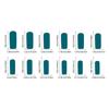French-Bow Nail Tips 24 Pieces Red Matte Finish Wearable Nails For Christmas And Party
