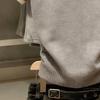 Women's Knitted Short-Sleeve Slimming Sweater: 2026 Spring/Summer Fashion Round Neck