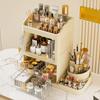 New Foldable Desktop Cosmetics Storage Box, Multi-layer Rack, Dustproof Large-capacity Dresser, Finishing Cabinet