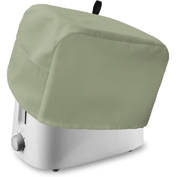 Sage Green Toaster Cover - Dust-Proof, 2-Slice, Bread Maker Cover, 12x7.5x8in 2 Slice(12x7.5x8in)