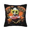 Art The Clown Terrifier Pillowcase Printed Cushion Cover Decorations Halloween Throw Pillow Case Cover Sofa Zipper