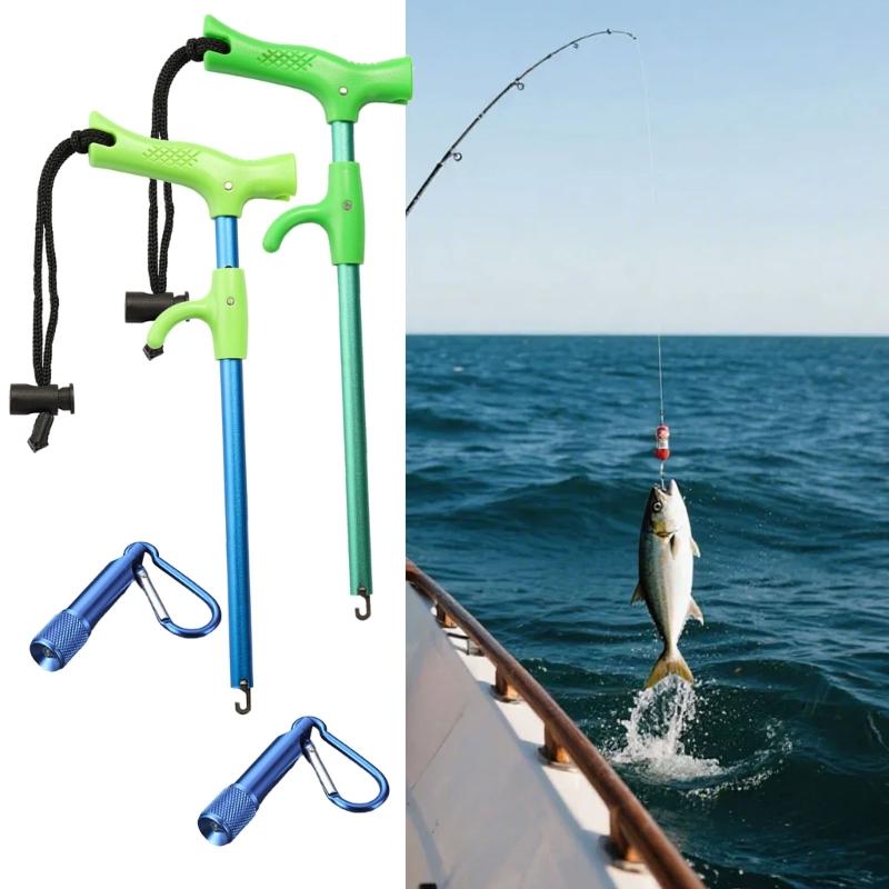 Portables Fishing Hook Remover Tool For Lures Hook Aluminum Alloy Tube Hook Detacher Ergonomic Handle
