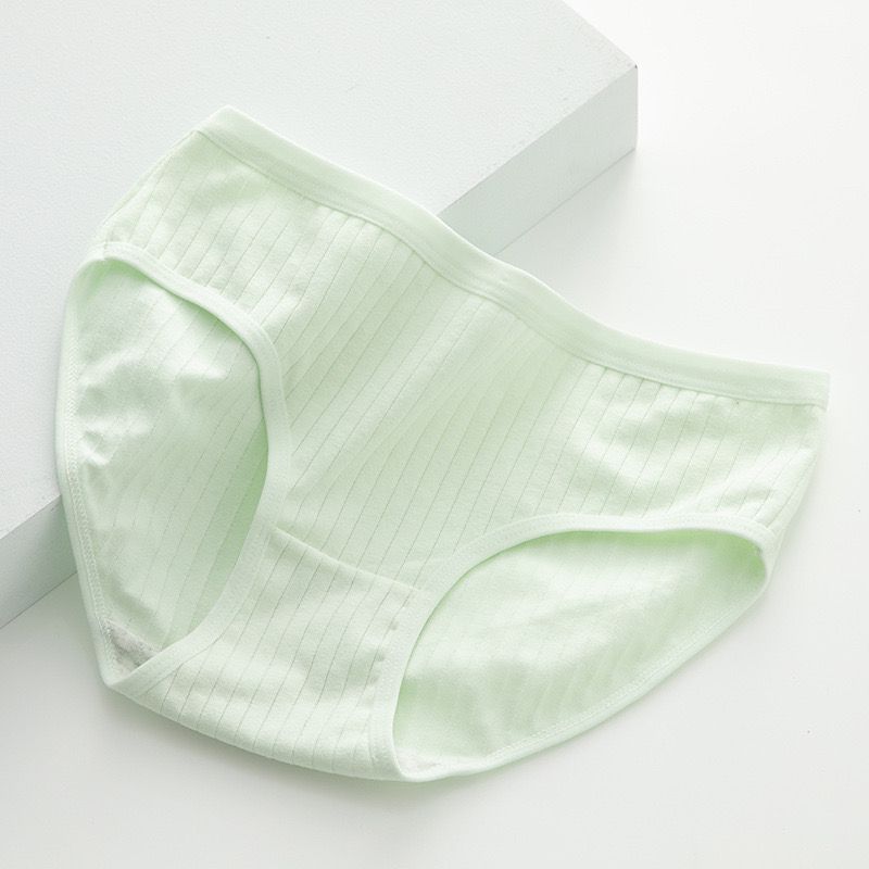 5PC Cotton Underwear for Girl Student Briefs Panties for Women