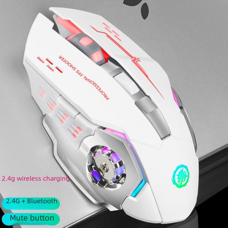 Hot Wheels Wired Luminous Silent Gaming Mouse