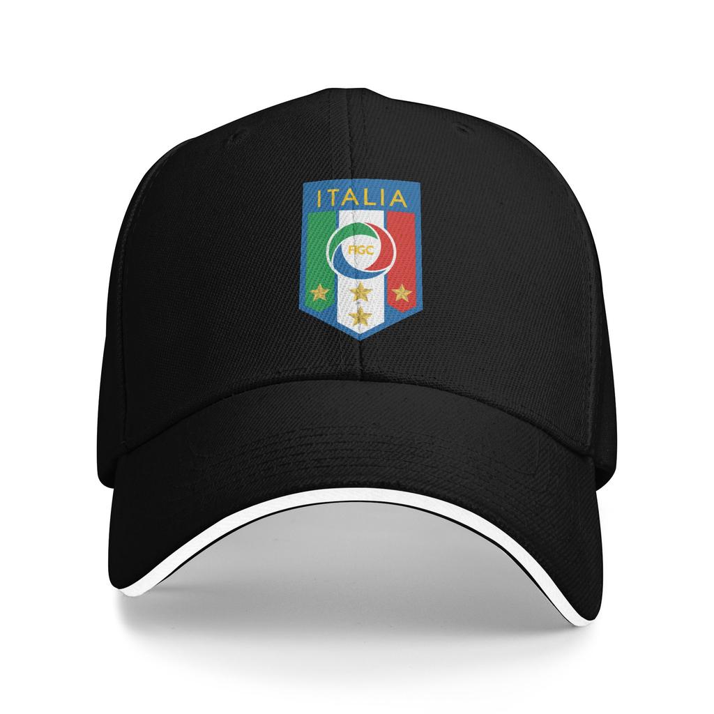 Custom Punk Italia Figc Baseball Cap for WoUnisex Unisex Breathable Italian Football Gift Dad Hat PerforUnisexce Snapback Hats