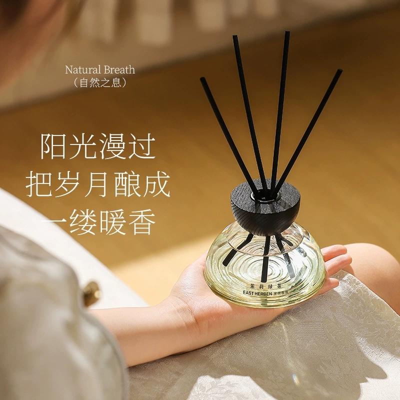 200ml Aromatherapy Reed Diffuser Set Rattan Sticks Essential Oil Fragrance Long-Lasting Home Fragrance for Bedroom Living Room