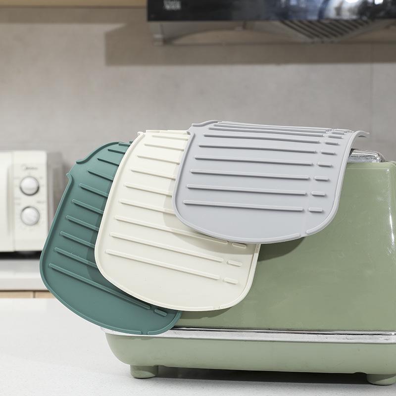 Silicone Faucet Mat Water Ripples Kitchen Faucet Water Catcher Mat Large Sink Splash Pad Countertop Protector Bathroom