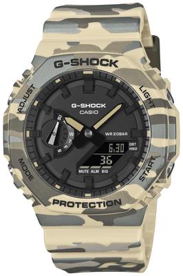 Casio Vyrobeno z ekologických materiálů Hodinky G-Shock, GA-2100CM-5AJF, Pánské, Béžové,