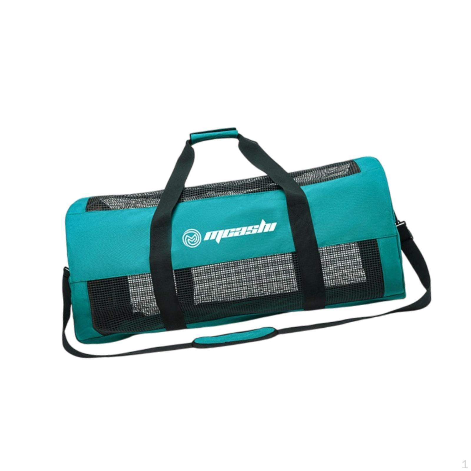 

60L Storage Bag for Diving Gear with Mesh Design Outdoor Adventures зелений