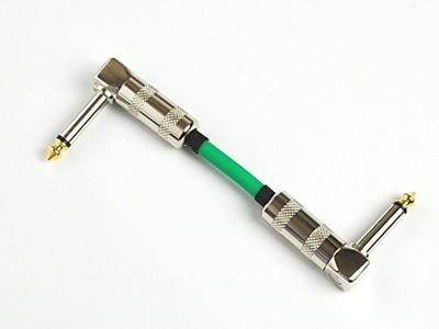 Canare 8cm Type Patch Cable GS-6 L-L (crank) (green)