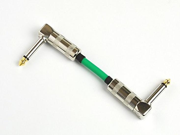 Canare 8cm type patch cable GS-6 L-L (crank) (green)
