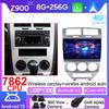 Car Radio Android 14 For Dodge Caliber 2007 - 2010 GPS Navigation Video Auto Stereo Multimedia Player Screen No 2din 4G Wifi DVD