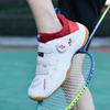 Badminton shoes men's and women's professional non-slip, wear-resistant and breathable rotating button carbon board children's competition training