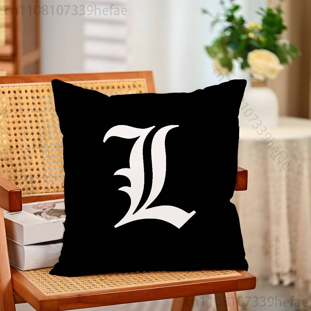 DDeath NNote Misa L Yaga Print Polyester Pillow Case for Valentine gift Home Sofa Cushion Cover Decoration Custom