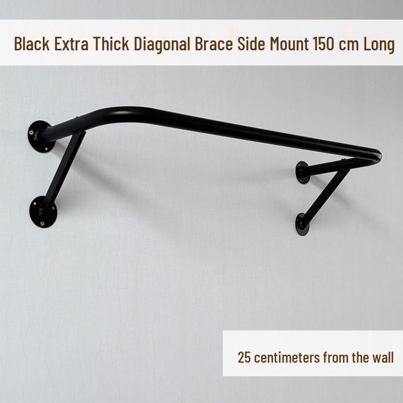 Wall-Mounted Clothing Display Rack for Women's & Children's Wear Stores