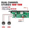 2x40W Amplifier MP3 Decoder Board Support USB Input Bluetooth-compatible 5.0