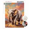 Pearl Painting DIY Kit Frameless Elephant Canvas Shiny Bead Art Creative Craft Home Decor Bedroom Living Room Gift Idea