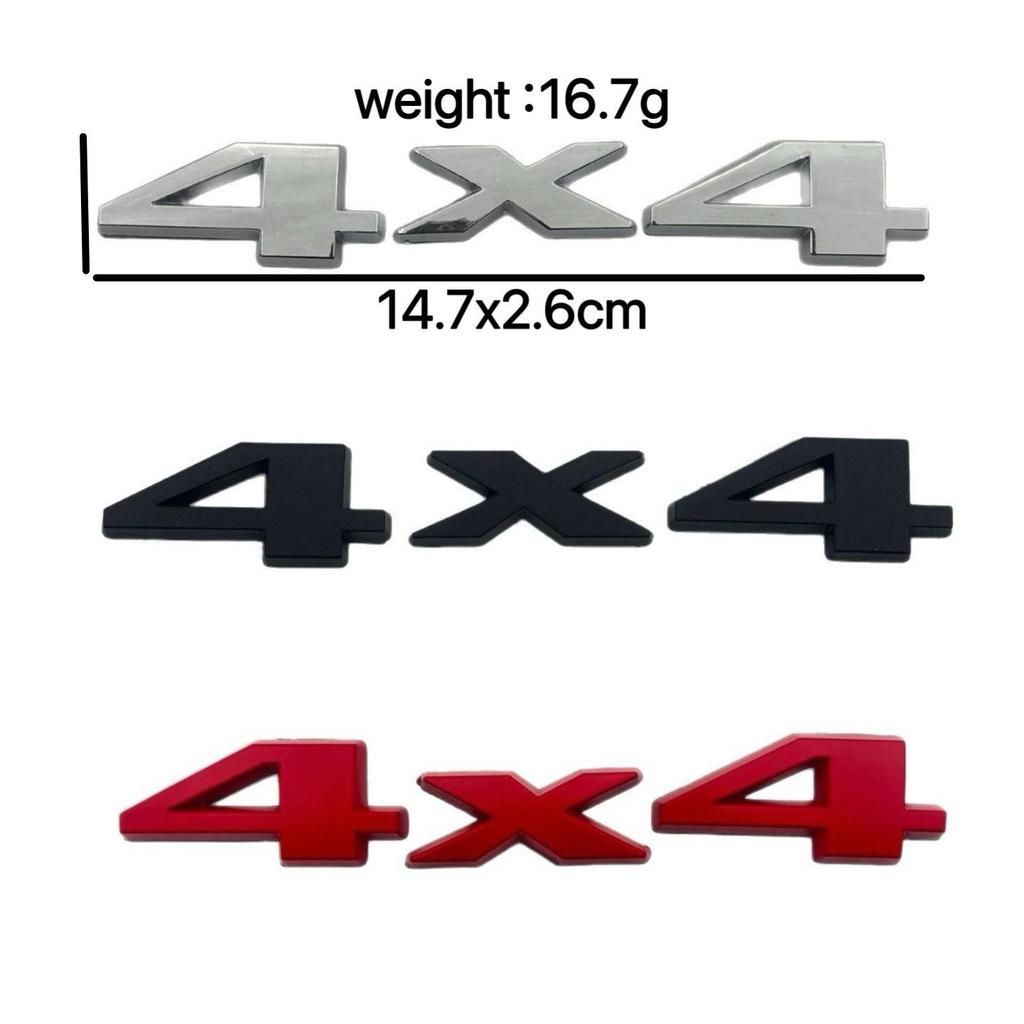 4x4 Metall 3D Karosserie-Kranz Emblem für Jeep Grand Cherokee, Wrangler, Compass Off-Road Abzeichen