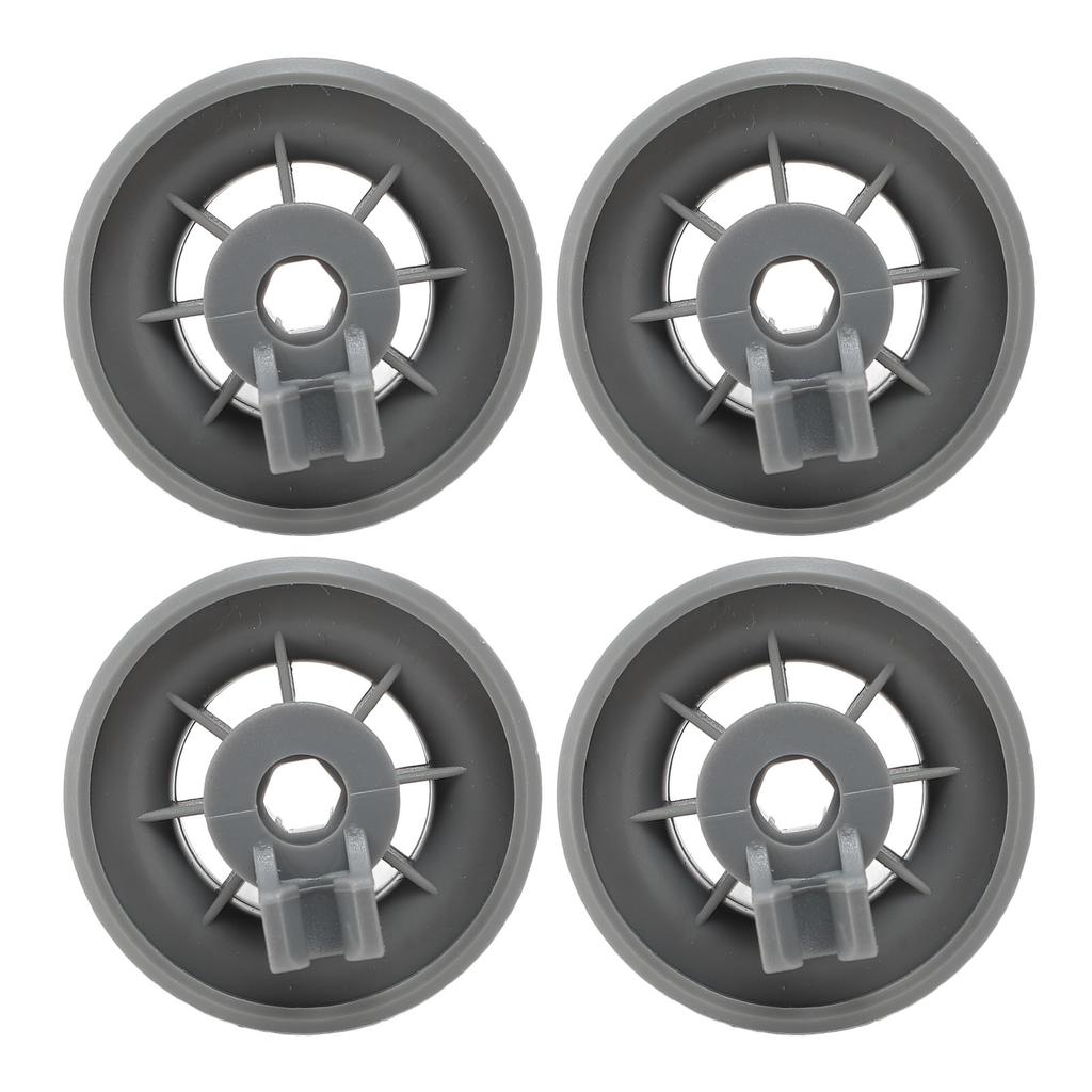 4PCS Dishwasher Lower Rack Wheels for Neff 165314 Lower Basket Rail Replacement Roller