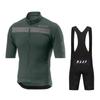 MAAP Radsport Anzug Set Rennrad Oberteil Schnelltrocknend Atmungsaktiv Kurzarm Trägerhose