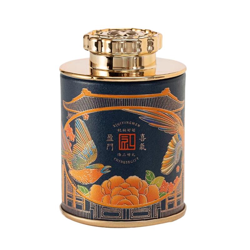 

1 шт. Мини-контейнер для чая с крышкой, конфеты, ретро-пустые банки, контейнер для кофе, пуэра, черного чая, контейнер для хранения, банка