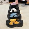 2025 Summer New Flat Bottom Half Tray Versatile Internet Celebrity Soft Bottom Slippers Spring and Summer Wear Women's Bag Head Drag