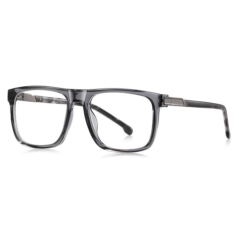 TR90 Big Square Reading Glasses For Men Blue Light Blocking Transparent Presbyopia Glasses Lightweight Durable